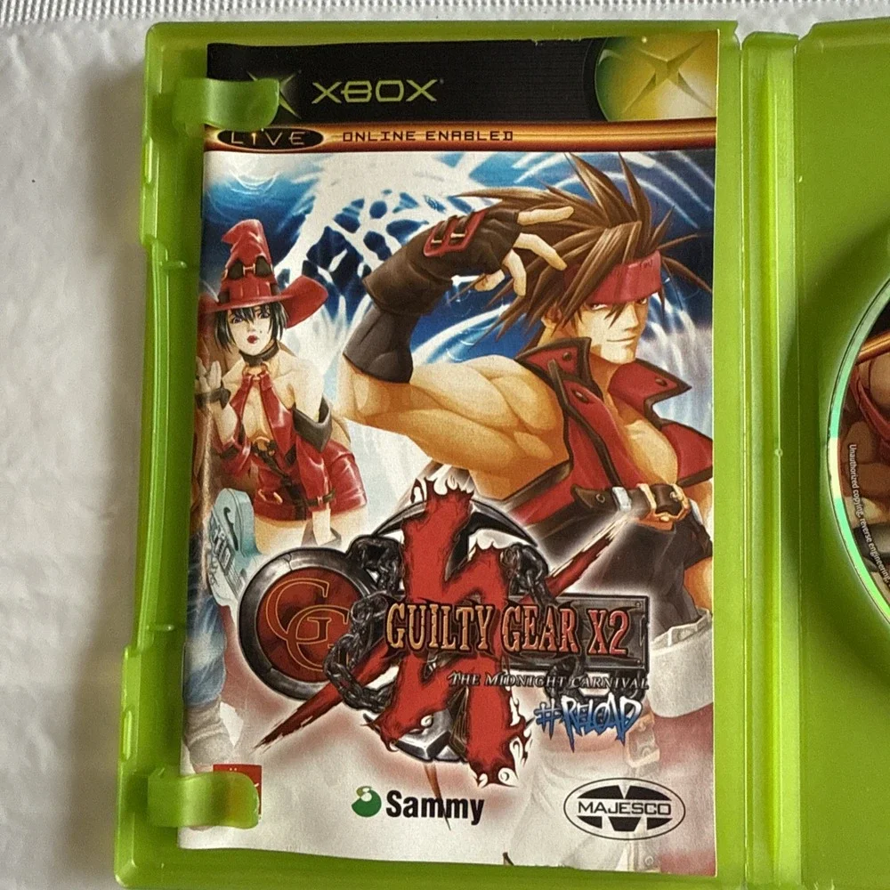 Guilty Gear X2: The Midnight Carnival‎ #Reload (Microsoft Xbox, 2004) Complete